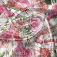 thumbnail image 5 of Ambesonne Floral Valance Pack of 2, Peonies and Roses, 54"X12", White Pink Blush, 5 of 5