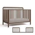 thumbnail image 2 of Storkcraft Porto 5-in-1 Convertible Crib with Bonus Toddler Guardrail, Hazelnut, 2 of 13