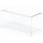 Pioneer Plastics 084CD Clear Plastic Display Case for 1:32 Scale Cars (Mirrored), 8" W x 3.75" D x 3.5" H (Mailer Box)