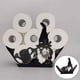 thumbnail image 3 of Portarrollos de papel higiénico Macarena Flores de agua Soporte de papel rollo baño, 3 of 6