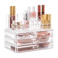 thumbnail image 1 of Organizador de maquillaje BELUG transparente 4 cajones 16 huecos, 1 of 4