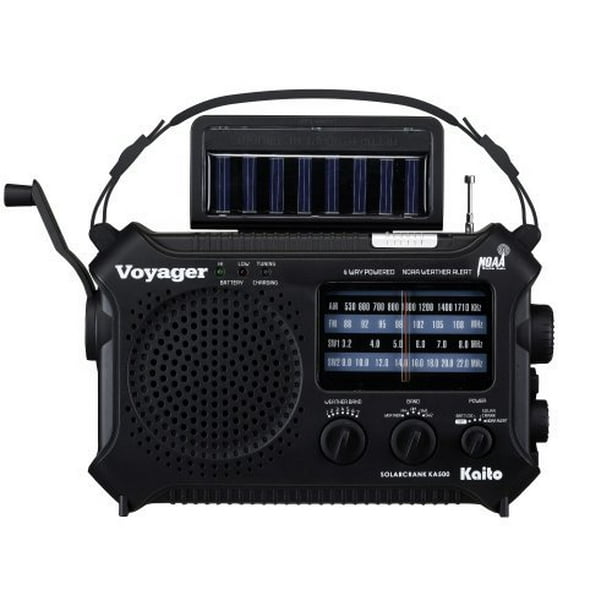 Kaito KA500 Voyager 5way Powered Emergency AM/FM/SW NOAA Weather Alert