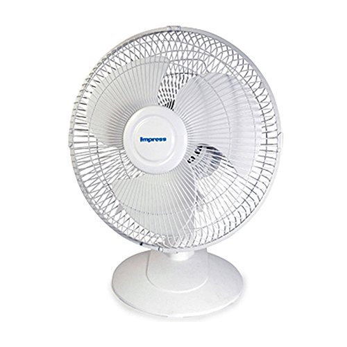 Impress 12-Inch Table Fan White