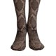 thumbnail image 3 of Women Snakeskin Digital Print Pantyhose High Waist Velvet Footed Tights Leggings, 3 of 5