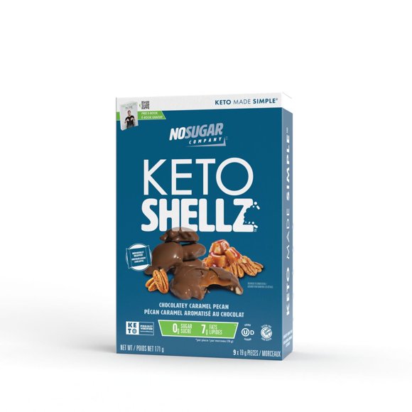 No Sugar Keto Shellz Chocolatey Caramel Pecan