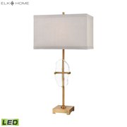 Elk Home 18-Inch Wide Priorato Table Lamp, Transitional, Clear