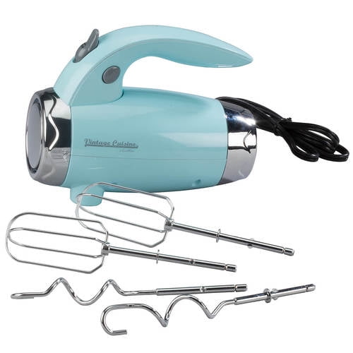 Vintage Cuisine Electric Hand Mixer Blue Walmart Com Walmart Com