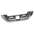 thumbnail image 1 of Unique Bargains Front Hood Bumper Grille Grill for Honda Accord 2013-2015 4 Door Sedan Chrome Silver Tone Black, 1 of 6