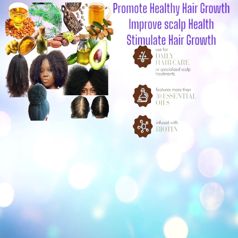 CHEBE Hair Growth Set - Shampoo- Conditioner-Oil & Hair Mask Leave in Cream- Castor Oil- Mango Butter-Tea Tree-Willow Bark-Rice milk-For Stronger, Thicker Longer Hair-Healthier (Pack 4)