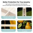 thumbnail image 3 of Thanksgiving Pear Decorative Square Travel Portable Jewelry Display Box - Earring Organizer, Necklace and Bracelet Storage Case for Girls and Women, 3 of 6