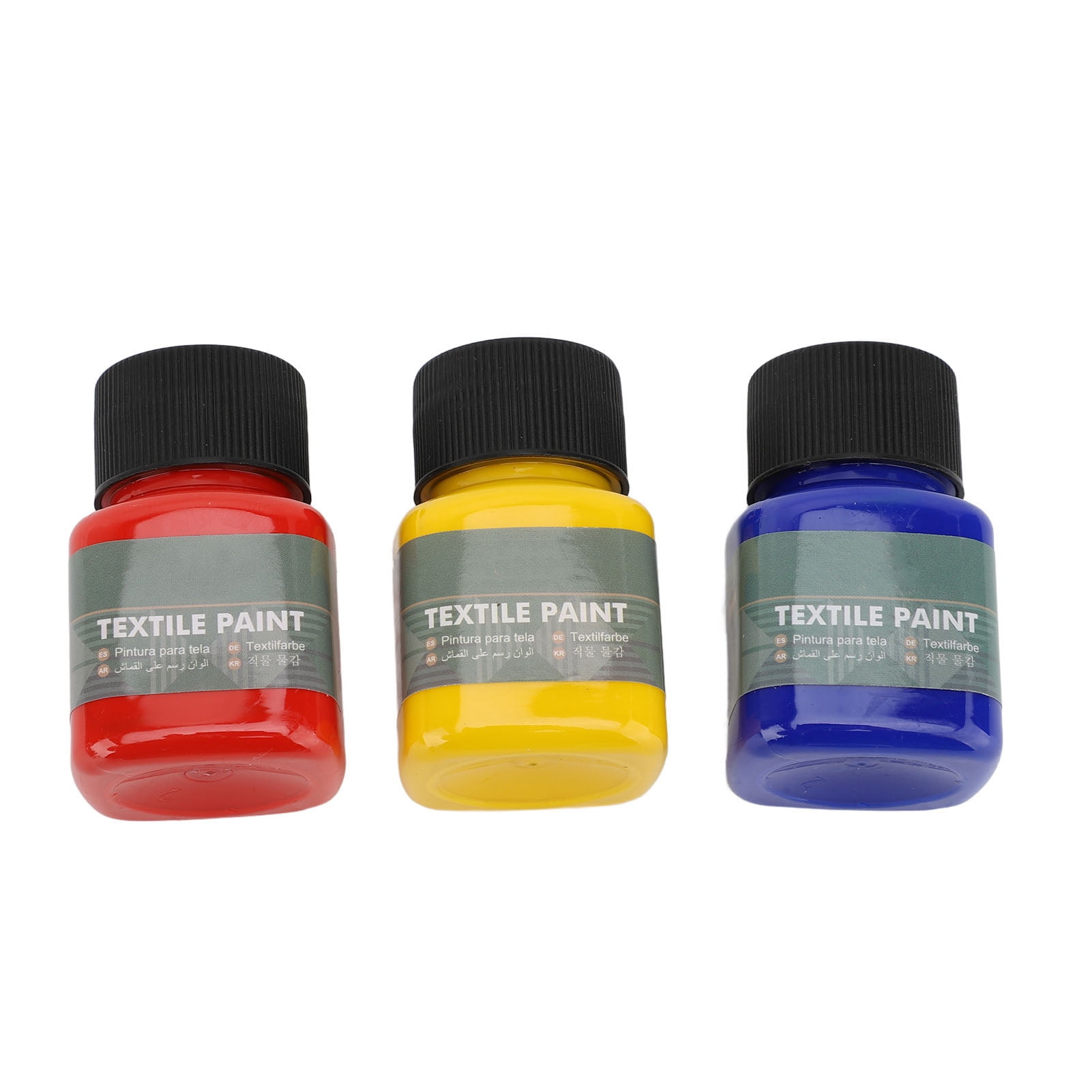 Riousery 6 Color Textile Paint Set, 30ml / 1 oz Water Proof UV Proof Leakage Proof Pigment Set for Beginners and Professionals, Fabric DIY Art Craft Supply, Permanent Clothing Painting Kit