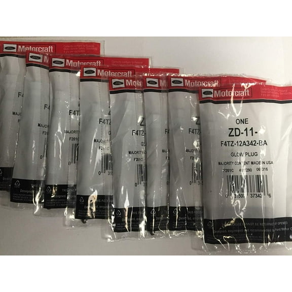 8 PC Motorcraft ZD-11 F4TZ-12A342-BA Glow Plugs 1995-2003 Ford 7.3 Liter