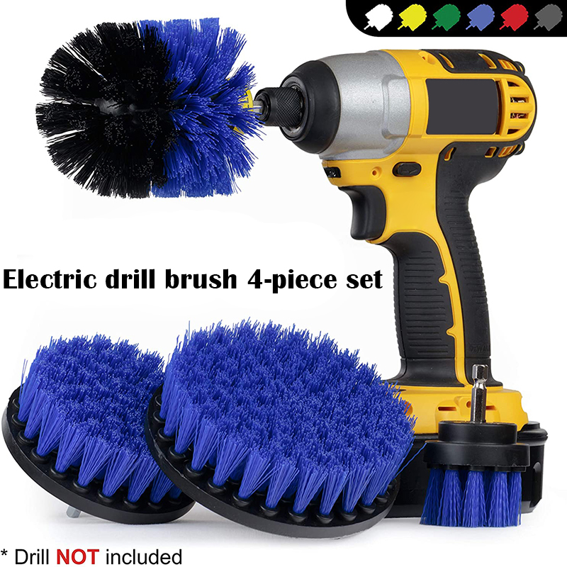 Electric Drill Brush Kitchen and Bathroom Floor Cleaning Polishing