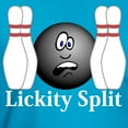 thumbnail image 3 of CafePress - Lickity Splits Logo 4 Men's Fitted T Shirt (Dark) - Men's Fitted T-Shirt, 3 of 4