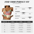 thumbnail image 6 of Lsque Succulent And Cactus Printed Women'S Sports Bra, Compression, Moisture Wicking, High-Impact Sports Bra For Women,Supportive sports bra-, 6 of 9