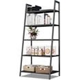 thumbnail image 1 of Estantería De Almacenamiento De Hogar De 5 Niveles Estantería De Libros De Metal Altura De 150 CM Moderno Estante Librero Bookshelf para Dormitorio Oficina Sala De Estar Decoración (Negro), 1 of 7