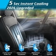 thumbnail image 3 of Paffenery 2026 Heated and Cooling Seat Cover Front Seat, 12V-24V Ventilated Cooling Car Seat Cushion, Cooled Seat Cover for Car SUV Truck Universal Fit, Fashion Black, 3 of 19
