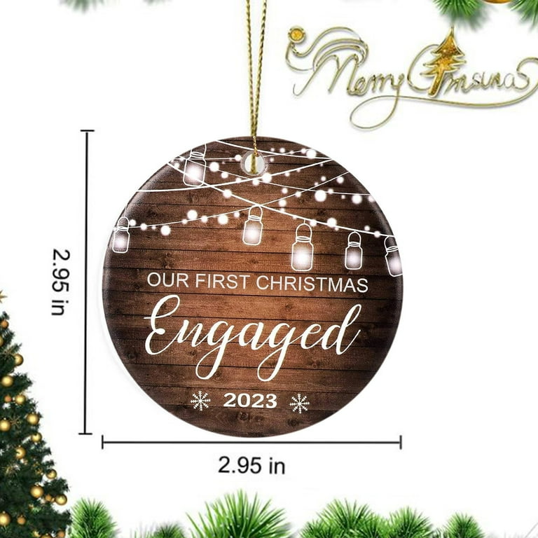 Bride's first christmas ornaments deals