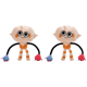 thumbnail image 1 of Juego de terror de juguete Lleno de muñeca suave de peluche Decors Regalo para fanáticos y niños (f), 1 of 5