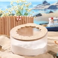 thumbnail image 6 of Marchul Hamster Sand Bath Container with Roof & Shovel, Transparent 2 in 1 Bathroom Toilet for Dwarf Syrian Hamster, Gerbil Small Pets, 6 of 7