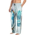thumbnail image 2 of Balery Men'S Let'S Go Travel Pants,Sleepwear Pants,Pajama Pants,Pj Bottoms Drawstring And Pockets-Medium, 2 of 9