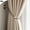Gray, variant on Viflosae Curtain Ties Curtain Holders Pearl Decorative Curtain Tiebacks Non Elastic Woven Cord Holdbacks for Drapes Set Of 2