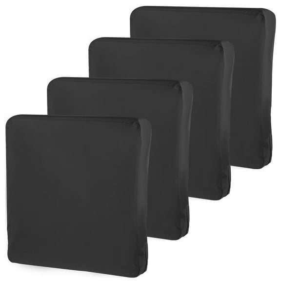Relax love 4Pcs Patio Seat Cushion Covers Waterproof Patio Chair Cushion Cover Replacement Outdoor Cushion Slicovers with Zipper Dust-Proof for Backyard 60x60x10cm