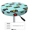 thumbnail image 2 of traffic light Pattern Round Bar Stool Seat Covers, Elastic Round Chair Cover Stool Seat Slipcover Bar Stool Cushions Round Pad for 12-14 inch, 2 of 5