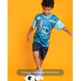 thumbnail image 4 of Disney Lilo & Stitch Toddler Boys' Athletic T-Shirt Stitch Blue Gradient, 4 of 8