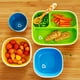 thumbnail image 3 of Munchkin Splash 4 piezas para niños pequeños divididos plato y tazón juego de comedor, azul / verde, 3 of 3