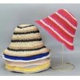 thumbnail image 2 of YooGuoGuo Straw Sun Hat Floral Woven Wide Brim Bucket Beach Hat UV Protection Summer Fishing Hat, 2 of 5