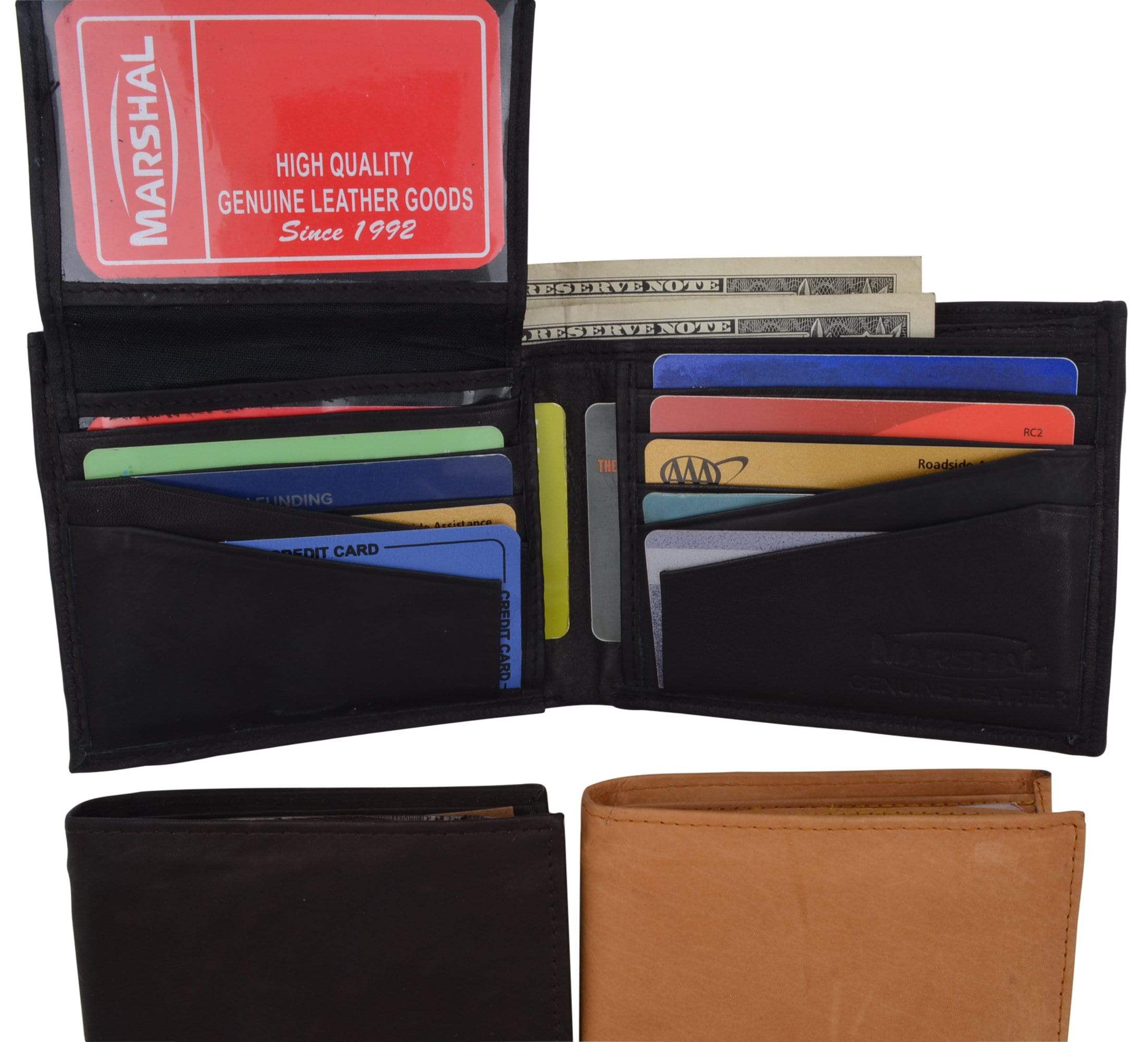 Men money bag, multi-functional ID bag, driver license, leather wallet and  leather wallet Figure 6665-1