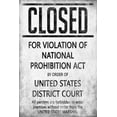 thumbnail image 1 of Prohibition Newspaper Cover, Closed (36x54 Giclee Gallery Art Print, Vivid Textured Wall Decor), 1 of 3