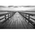 thumbnail image 2 of Oldford, Tim 24x17 Black Ornate Wood Framed with Double Matting Museum Art Print Titled - Sidney Pier, 2 of 4