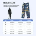 thumbnail image 4 of Kdxio Marine Nautical Pattern Men's Pajama Pants, Elastic Waist with Drawstring and Pockets, Comfortable Loungewear-Small, 4 of 6
