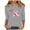 Gray 15001, variant on Womens Breast Cancer Awareness Shirts Pink Ribbon Butterfly Graphic 3/4 Sleeve T-Shirts Cute Funny Breast Cancer Print Tunic Tops