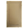 thumbnail image 4 of Parisloft Rectangle Wood Wall Mirror with Floral Pattern, Farmhouse Rustic Wood Wall Mirror for Living room, Entry, Bathroom, Bedroom, Brown, 22 x 39.75 inches, 4 of 5