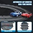 thumbnail image 4 of Slot Car Race Track Sets, 28ft Dual Race Car Track with 4 High-Speed Cars, 2 Electric Controller and 2 Manual Controller Lap Overpass Track Race Car Toys for Kids Ages 4-12, 4 of 6