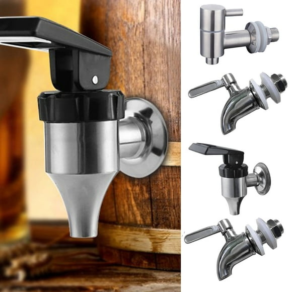 SPRING PARK Beverage Dispenser Replacement Spigot, Stainless Steel Spigot and Plastic Spigot, Dispenser Replacement Faucet