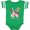 Football Green and White, variant on Inktastic Farmer Tractor EIEIO Big Bro Boys Baby Bodysuit