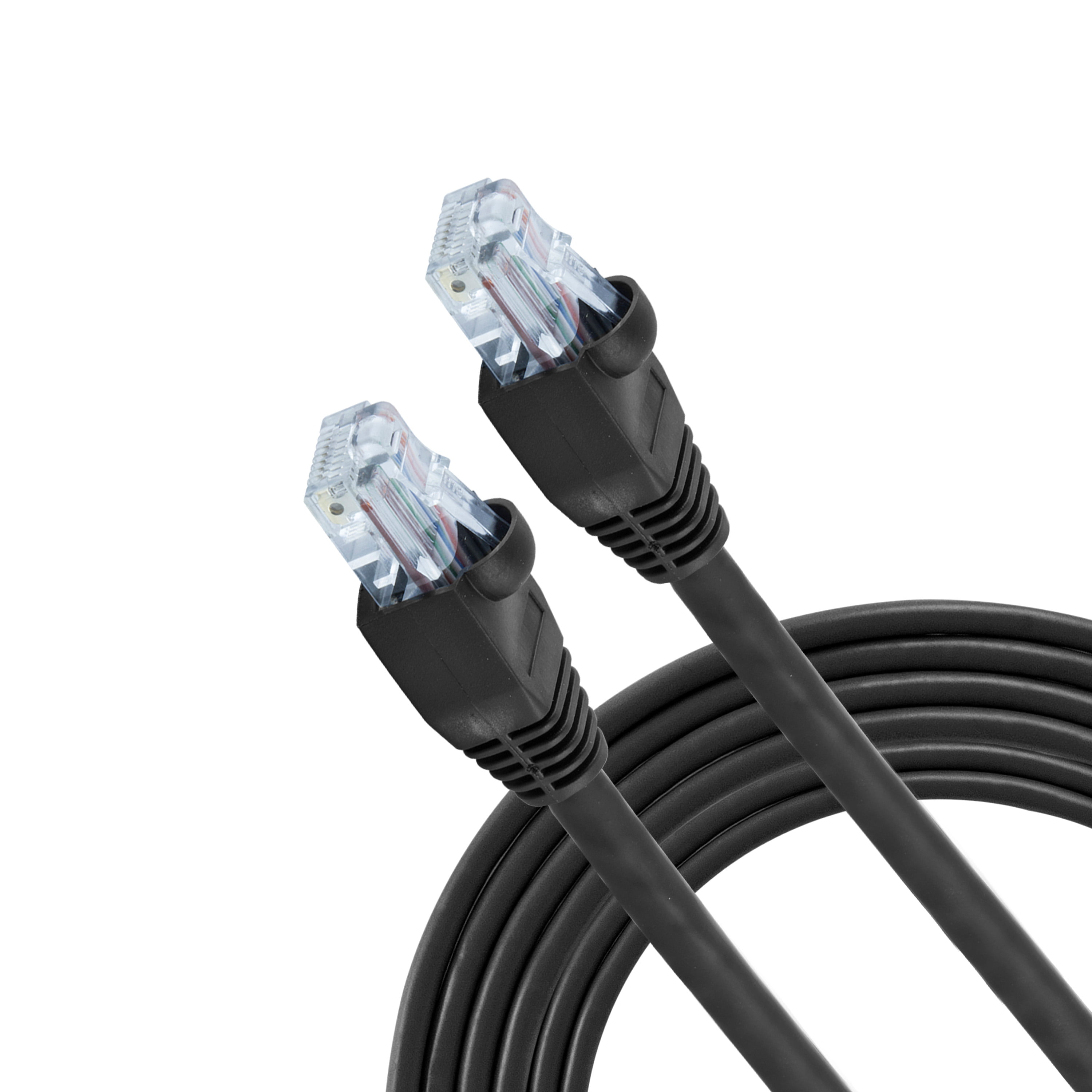 3.3 ft Ethernet Cable Cat5e RJ45 Plug Cat5e Black 1 m RJ45 Plug