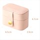 thumbnail image 3 of Mini Estuche de Viaje para Joyería, Estuche de Almacenamiento Portátil, Caja de Almacenamiento para Exhibición para Niñas, Anillos, Pendientes, Collares, Color Rosa, 3 of 5