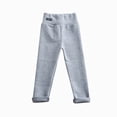 thumbnail image 4 of zuwimk Girls Yoga Capris Leggings Bow Lace Split Cropped Tights Pants Teen Kids Stretchy Gym Workout Athletic Leggings(Light Gray,11), 4 of 4