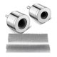 thumbnail image 1 of Paquete de 2 limpiadores de tuberías de cobre y metal con 2 cepillos reemplazables Cepillo de limpieza de tubos para taladro eléctrico (1/, 1 of 5