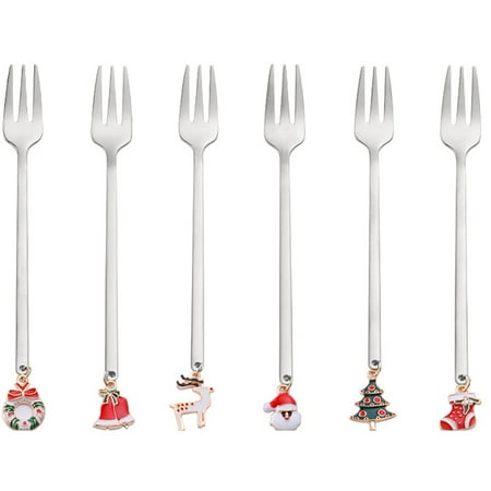 

Tableware Christmas Tree Bell Star Snowman Design 6pcs Stainless Steel Christmas Coffee Spoon Ice Cream Soup Sugar Dessert Teaspoons Mixing Stirrer Kitchen Tableware