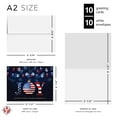 thumbnail image 2 of 2026 Happy New Year America! – Xmas Fold Over Greeting Cards & Envelopes (Blank Inside) – Patriotic Holiday Cards for Christmas and New Year’s Gift & Presents | 4.25 x 5.5” | 10 Per Pack, 2 of 6