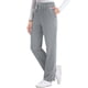thumbnail image 2 of Pantalones de punto de algodón con cordón y cintura elástica para mujer, cómodos, color gris, talla pequeña, 2 of 3