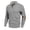 C-Grey3, variant on DHFJKG Mens Jacquard Knit Sweater Slim Fit Button Up Placket Turtleneck Patchwork Sweaters With Ribbing Edge Long Sleeve Soft Jumper Tops