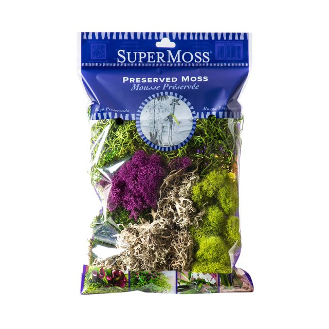 Musgo decorativo SuperMoss Elegant, multicolor mixto, 2.0 L