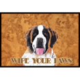 thumbnail image 1 of Carolines Treasures SC9129JMAT Paillasson Intérieur Ou Extérieur 24 x 36 Po Saint Bernard, 1 of 4